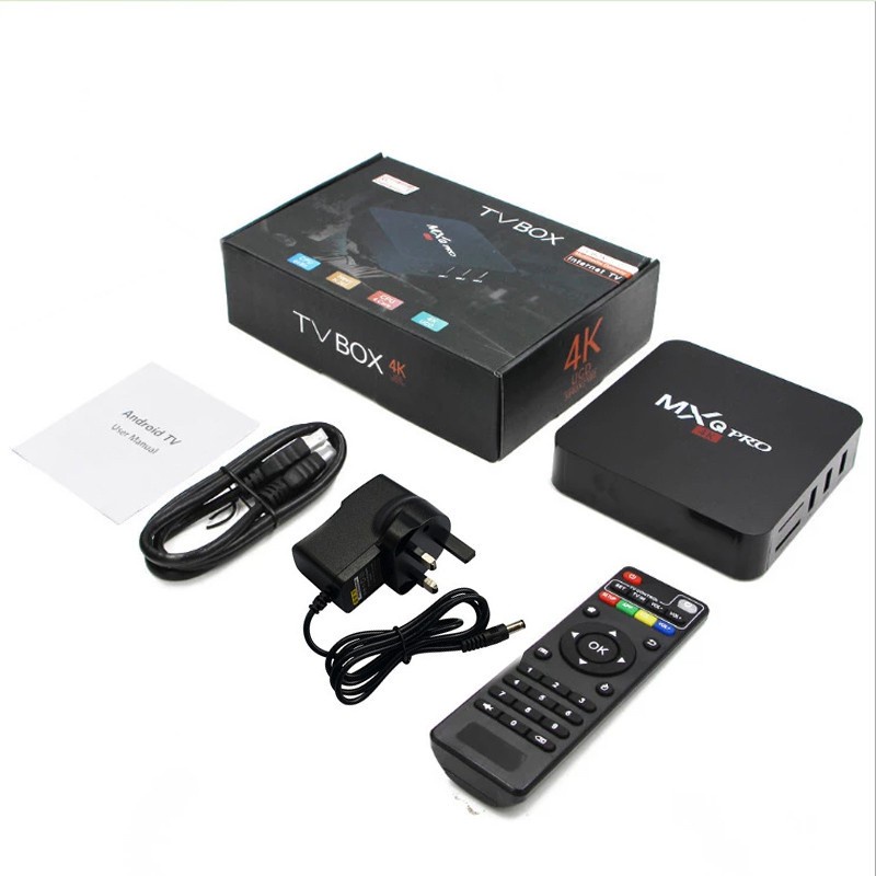 【CcExperts】Hộp phát phương tiện MXQ PRO Cổng HDMI Android 5G 4K 3D Smart TV Box có điều khiển từ xa hồng ngoại 1GB / 8GB 2GB /16GB