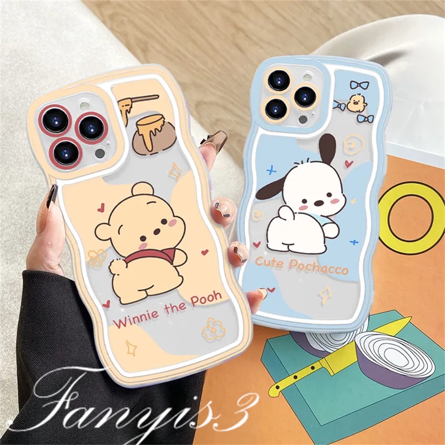 Ốp Điện Thoại TPU Mềm In Hình Gấu Pooh Cho iPhone 14 13 12 11 Pro Max X XR Xs Max 8 7 6 6s Plus SE 2020
