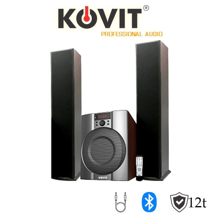 Dàn loa vi tính 2.1 KOVIT KS 829 - Nghe nhạc cực phê, công suất vừa, bass mạnh, treble hay, có kết nối BLUETOOTH