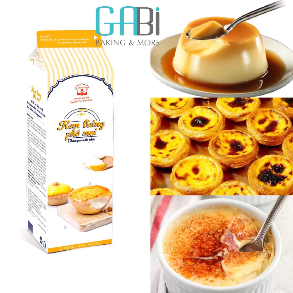 (Chỉ ship nội thành HN) Kem trứng phô mai 1kg