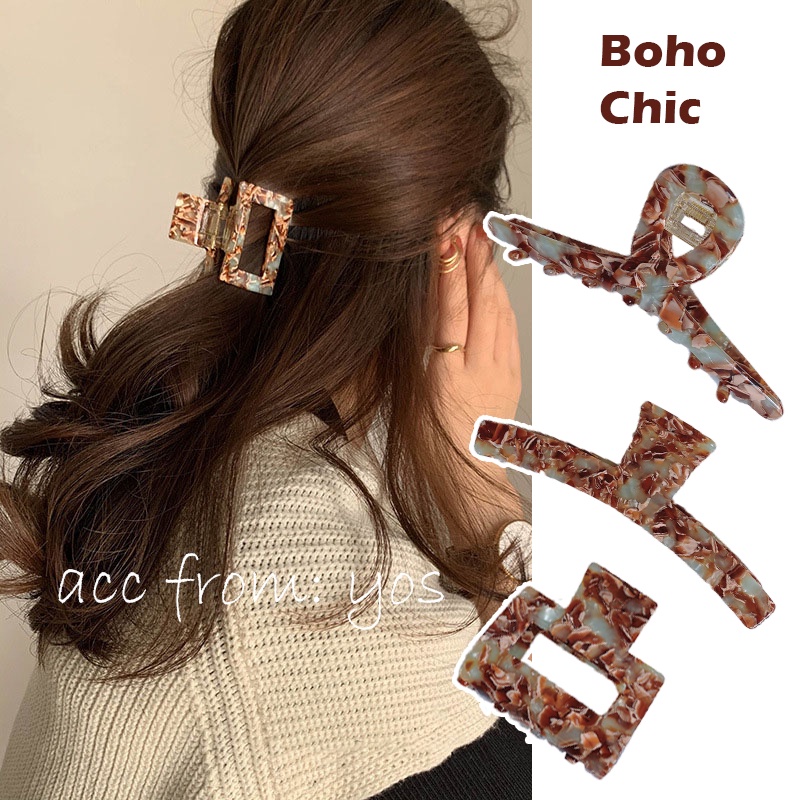 Kẹp càng cua vân đá sang chảnh HOT TREND