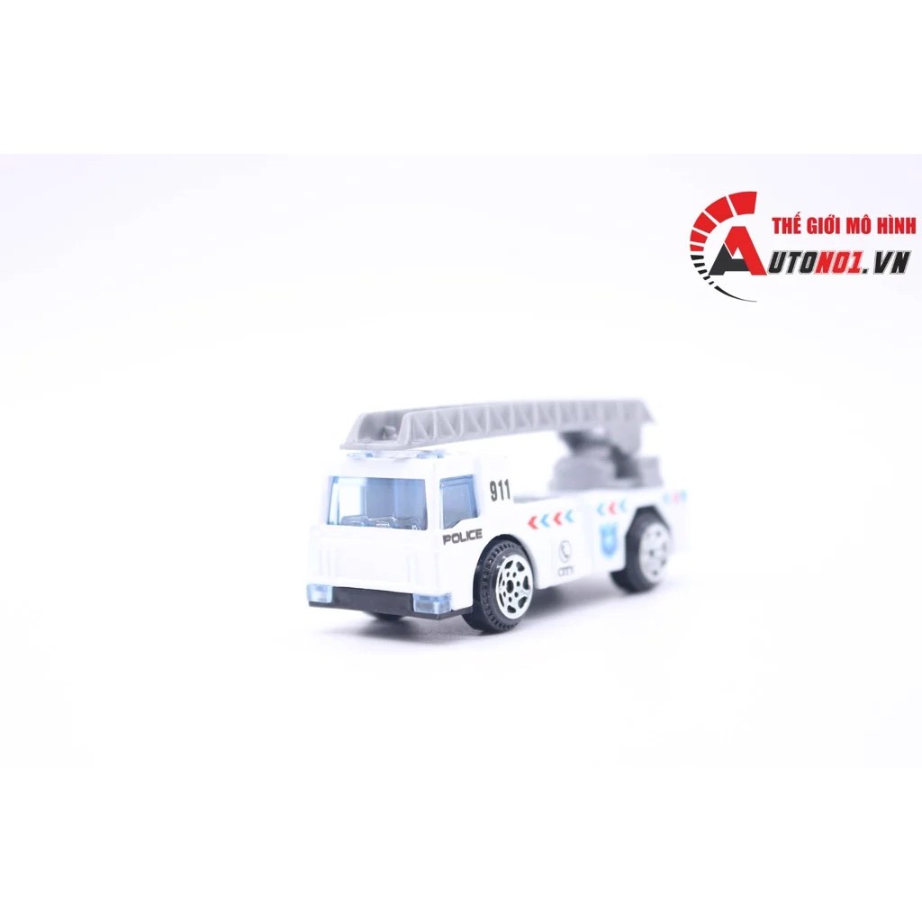 VĨ MÔ HÌNH 6 XE POLICE 1:64 DIECAST 6505