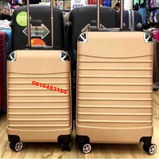 COMBO 2 CHIẾC VALI: SIZE 20+24 KẺ NGANG BỌC GÓ