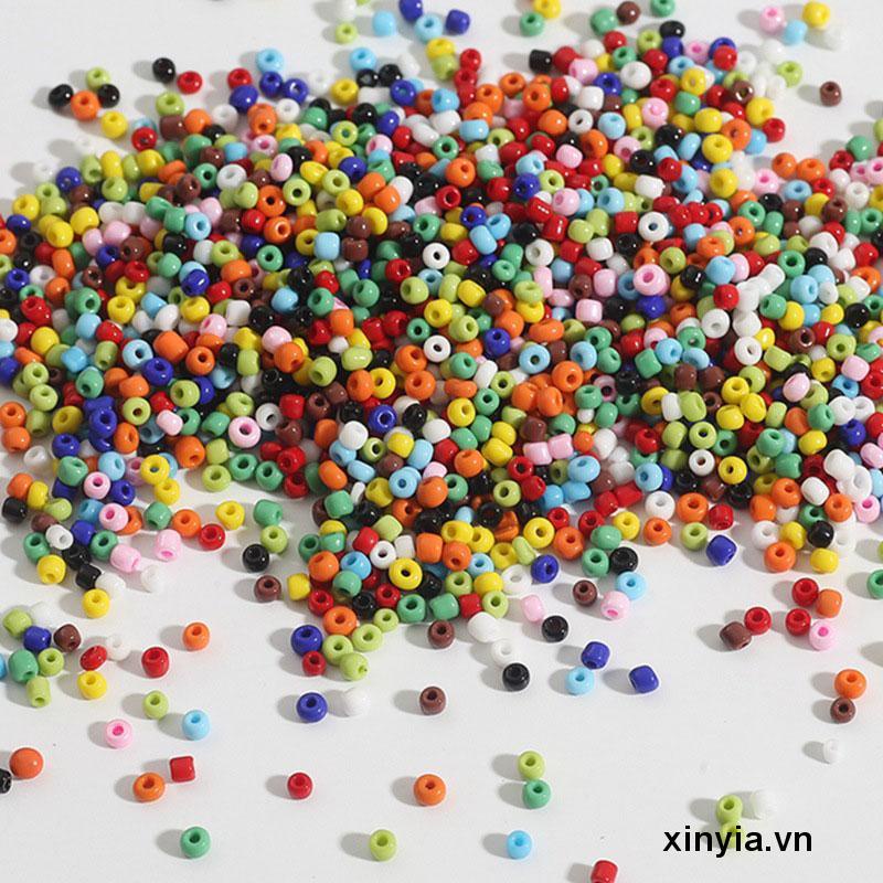 Hạt Cườm Màu Trơn Dùng Để Làm Đồ Trang Sức DIY