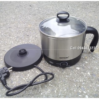 Bảo hành 12 tháng Ca nấu mì đa năng siêu tốc HappyCalll MS D02