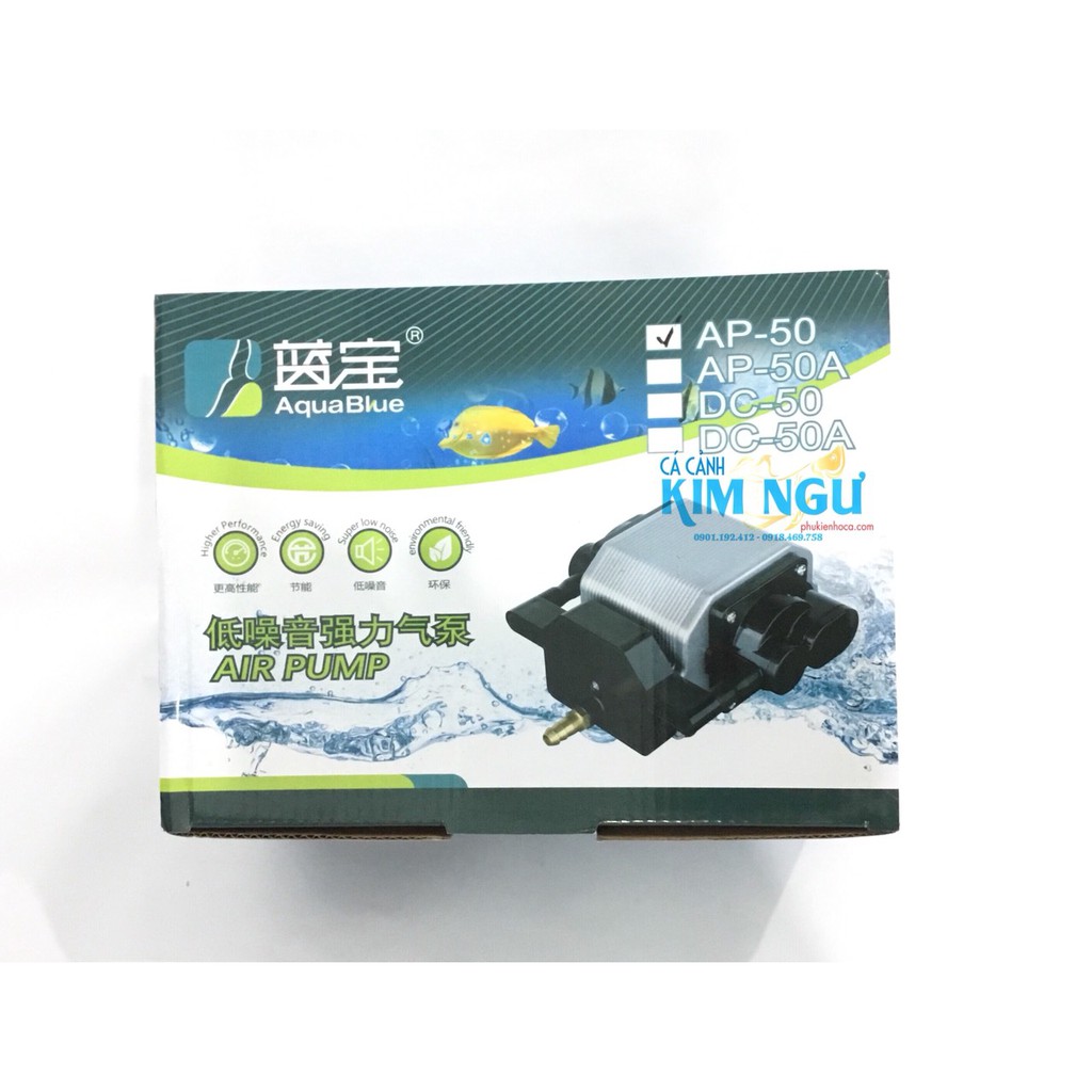 Sủi Oxy Hồ Cá AQUABLUE AP 30 AP 50  AP 80B