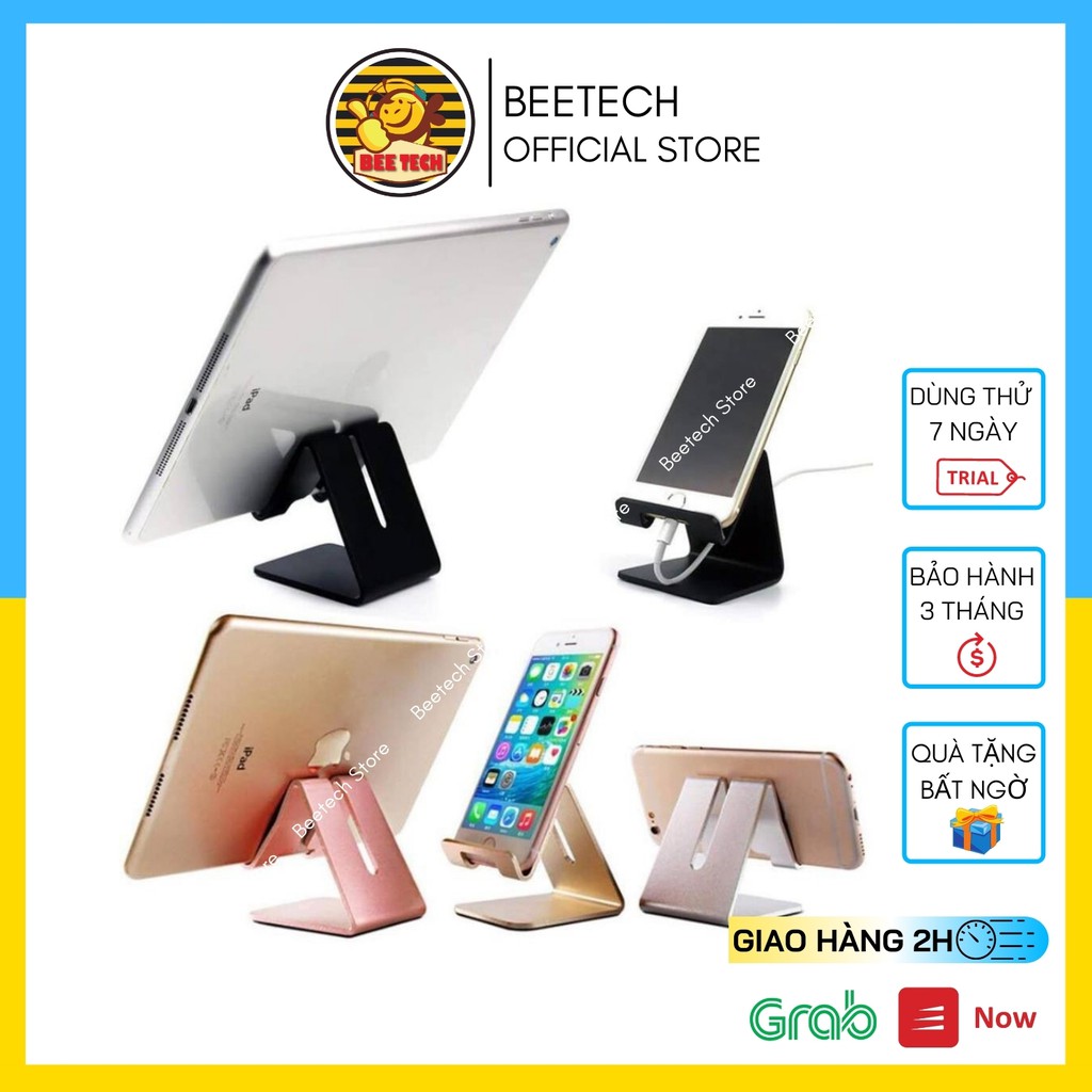 Giá đỡ điện thoại S601, đế dựng máy tính bảng chất liệu kim loại có thể uốn được - Beetech