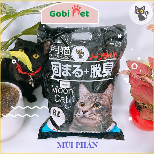 Cát mèo Nhật đen vệ sinh cho mèo thú cưng cao cấp - Gobi Pet