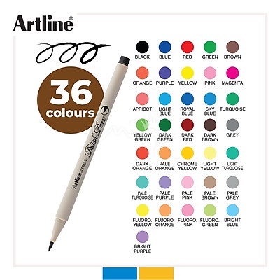 Bút Lông Đầu Cọ Vẽ Artline Supreme Brush EPFS-F