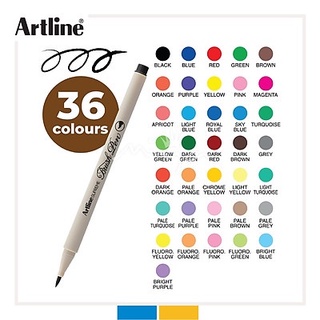 Bút Lông Đầu Cọ Vẽ Artline Supreme Brush EPFS-F Nhiều Màu