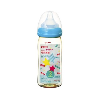 Bình pigeon cổ rộng 240ml ( núm ti kèm bình là size M dành cho bé từ 3-6 tháng tuổi)