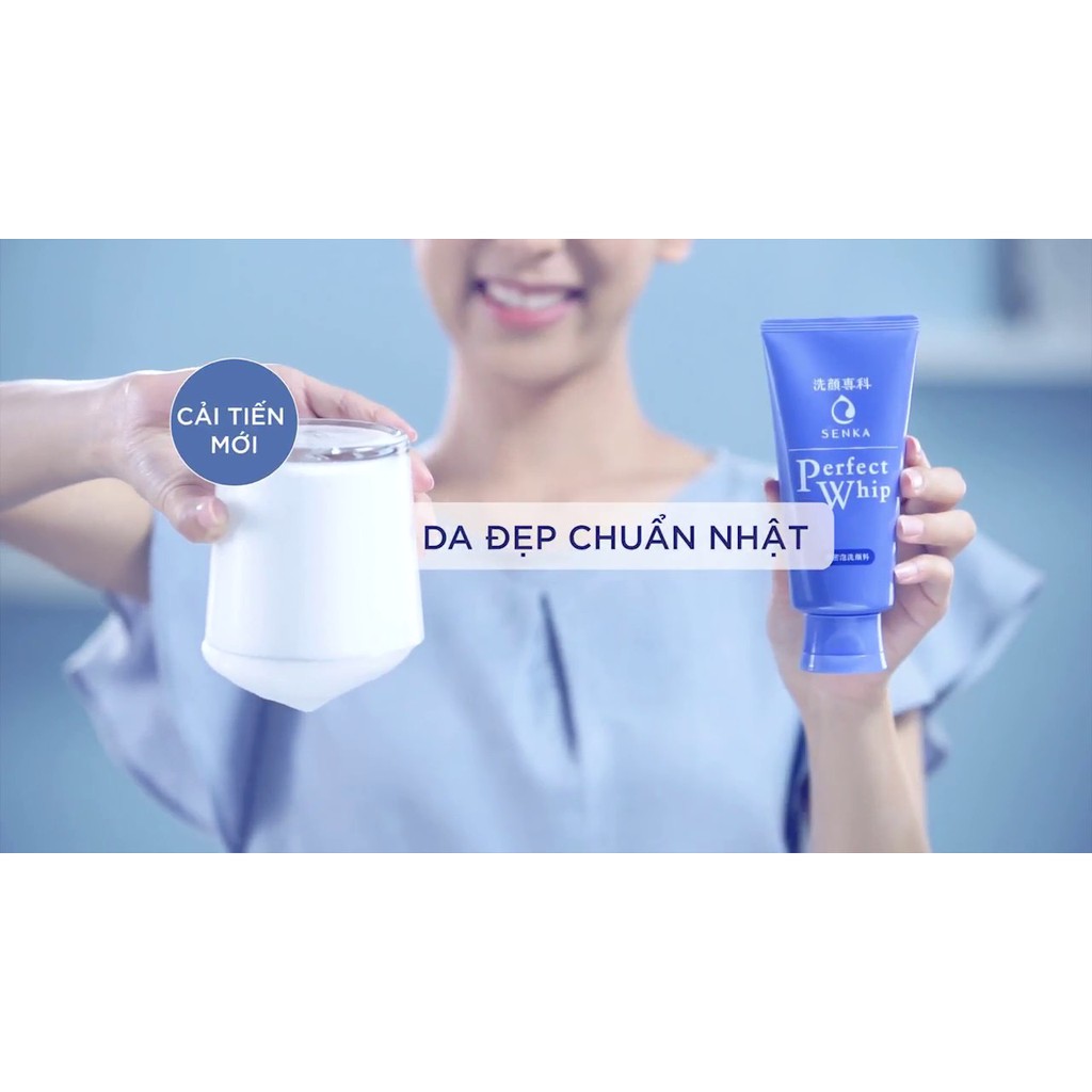 (NỘI ĐỊA NHẬT ) SỮA RỬA MẶT PERFECT WHIP 120G TƠ TẰM SHISEIDO