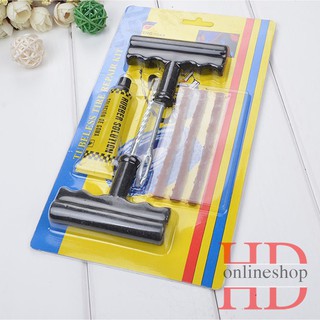 BỘ VÁ LỐP NHANH, SỬA LỐP XE DÒNG KHÔNG SĂM CHO Ô TÔ, XE MÁY