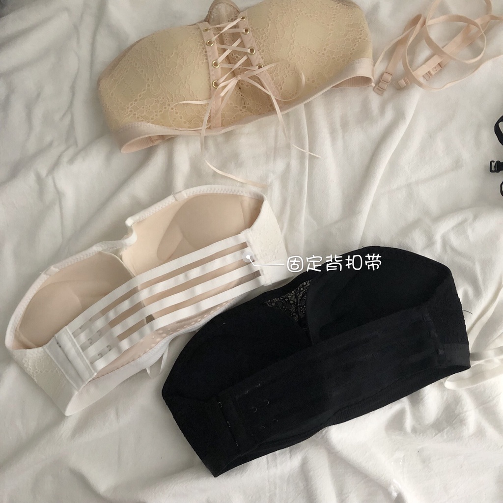 NUZIRO Áo ngực  không dây không gọng chống trượt thời trang mùa hè cho nữ