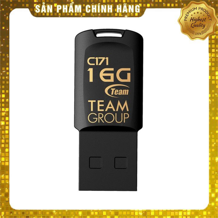 [ HÀNG CHÍNH HÃNG ] USB 16G TEAM (C171) Mẫu Mini Nhỏ Gọn Tiện Lợi Dễ Dàng Sử Dụng | BigBuy360 - bigbuy360.vn