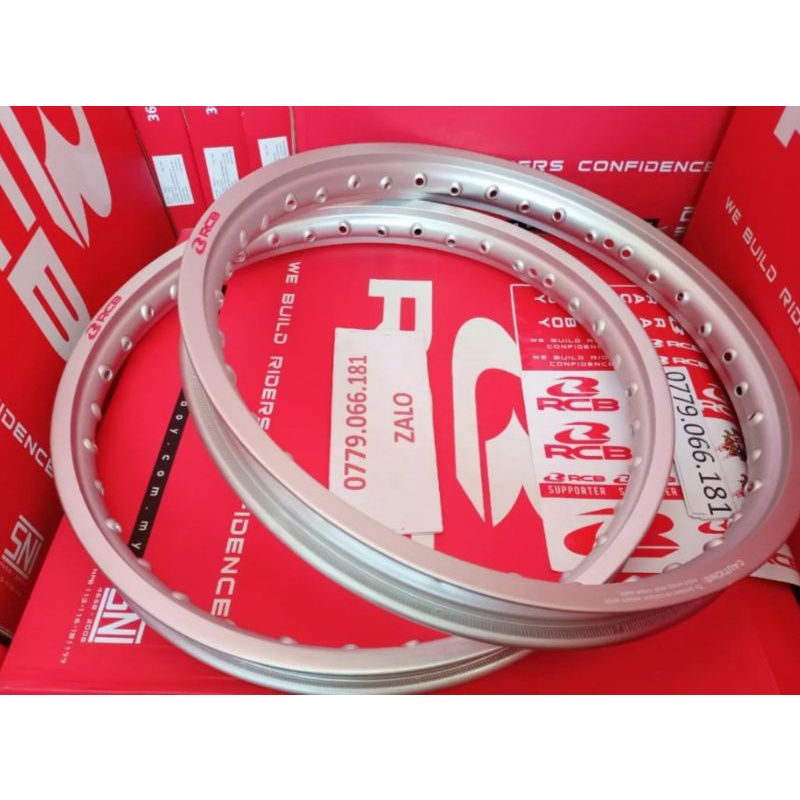 CẶP NIỀNG NHÔM RCB CHÍNH HÃNG SIZE 1.4 & 1.6 GẮN CÁC DÒNG XE EXCITER WINNER SONIC RAIDER SATRIA WAVE