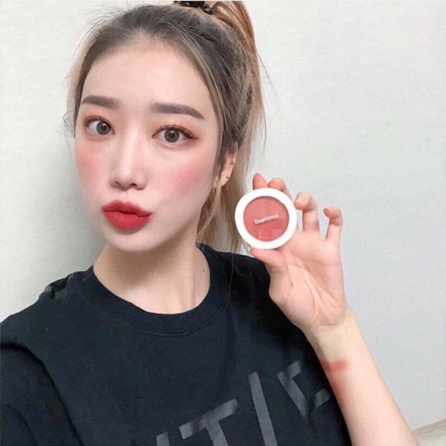 Phấn Má Hồng Siêu Mịn The Saem Saemmul Single Blusher