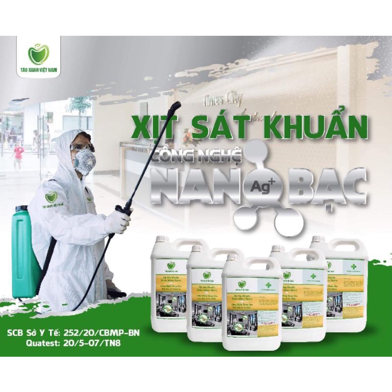 [SIÊU TIẾT KIỆM] SÁT KHUẨN KHÔNG GIAN DUNG TÍCH LỚN - NANO SILVER SPRAY 1L/5L | BigBuy360 - bigbuy360.vn