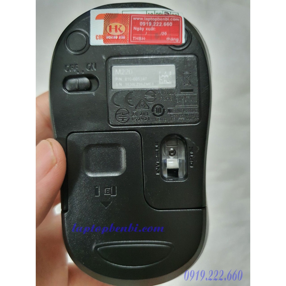 Chuột Không Dây Logitech M220 Silent dùng cho máy tính laptop, PC