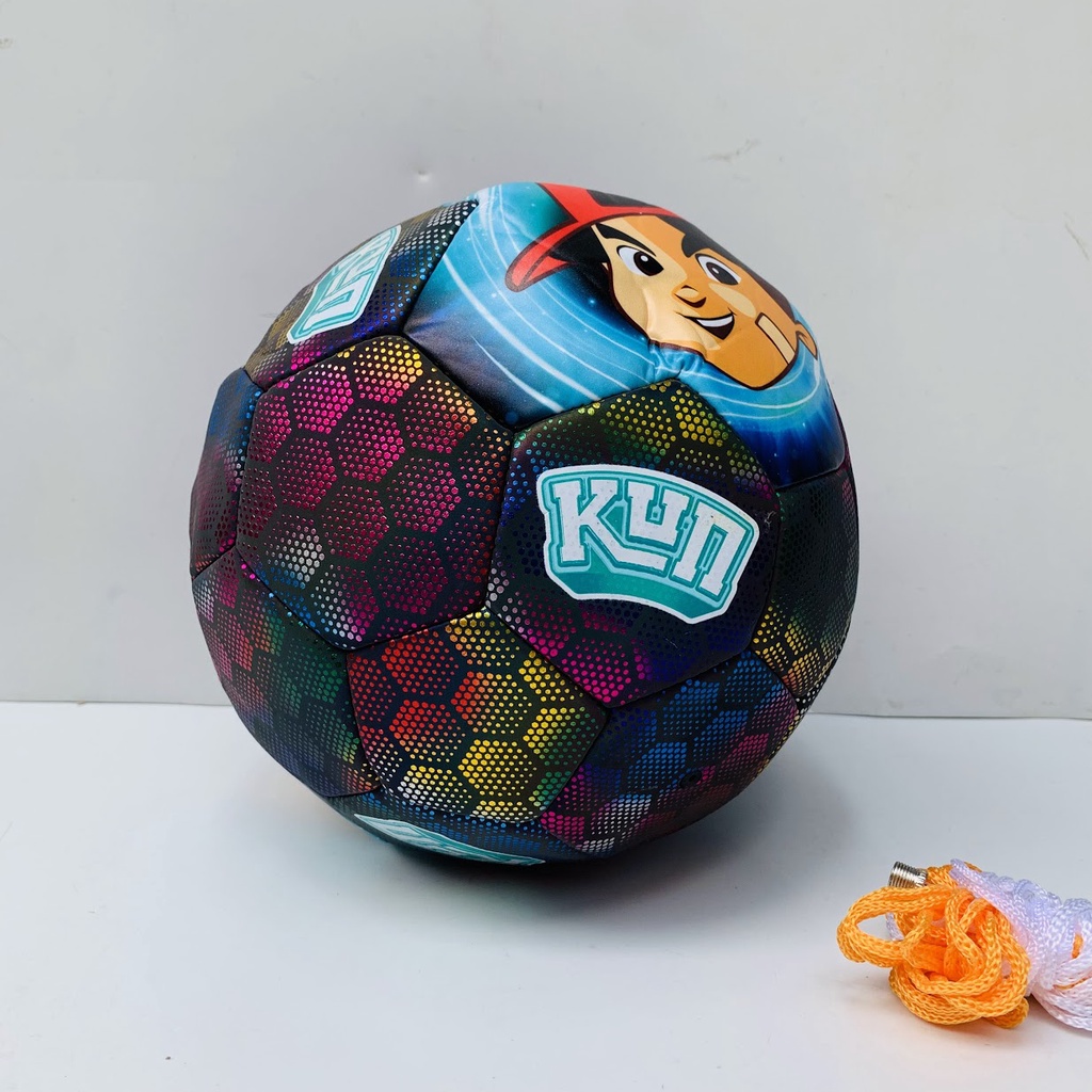 Bóng Da Kun.Milo, Phố Quà Tặng sữa. Banh cở 5. Tặng đầu kim và giỏ treo bóng