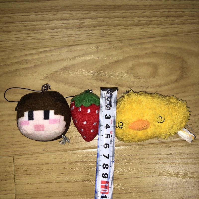 Móc khoá thú bông mini treo balo túi xách , điện thoại