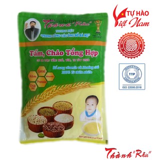 Cháo tấm ăn dặm dinh dưỡng Thành Râu cho trẻ từ 10 tháng Bột nấu, không