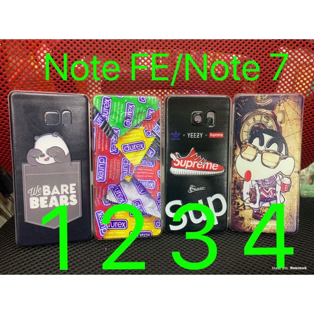 Ốp Samsung Note7/Note FE dẻo in hình