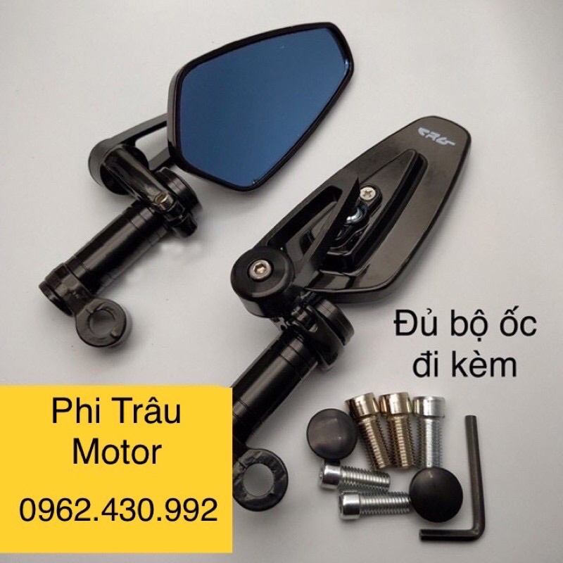 Gương Gù Chân Gương Crg Cực Đẹp Gắn Xe Máy &lt; Giá 1c lắp được trái + phải&gt;