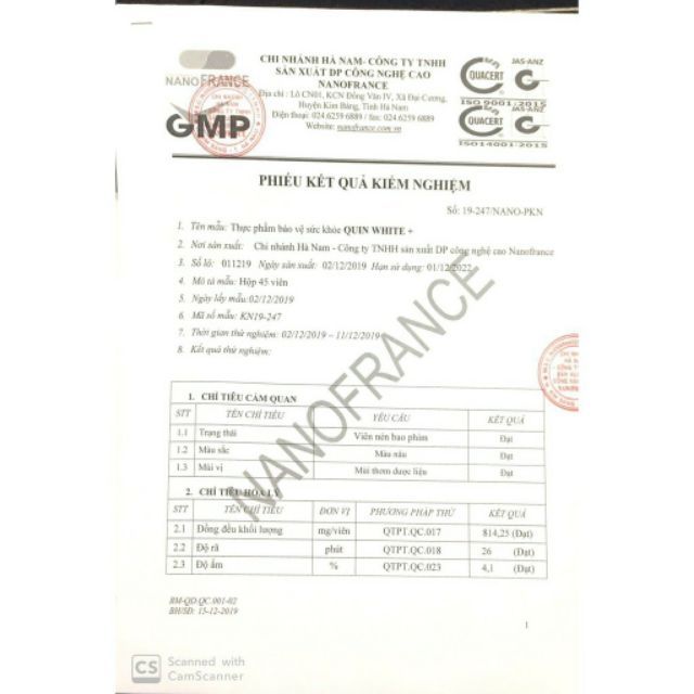 Viên uống trắng da Quin White+ - Cân bằng nội tiết tố nữ - Mờ nám, tăng vòng 1, ngừa khô hạn, chống lão hoá | BigBuy360 - bigbuy360.vn
