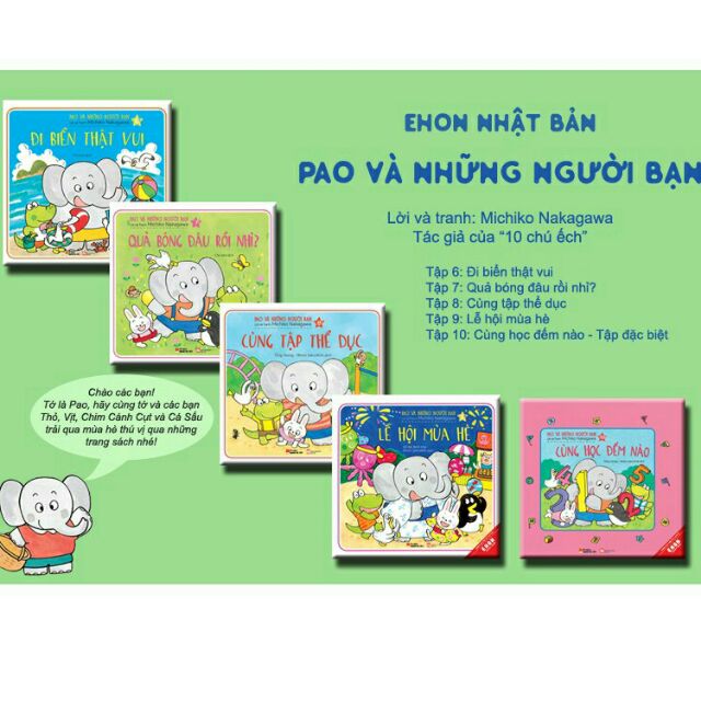 Sách - Combo tập 6-10 Pao và những người bạn