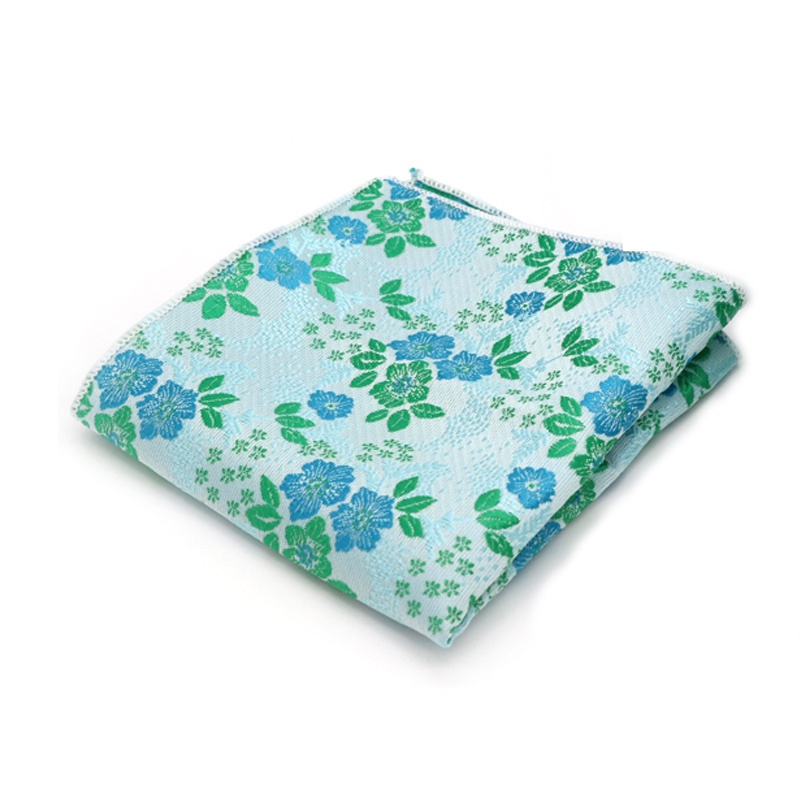 Khăn Tay Bỏ Túi Họa Tiết Hoa Cho Nam, Kích Thước 22 * 22CM