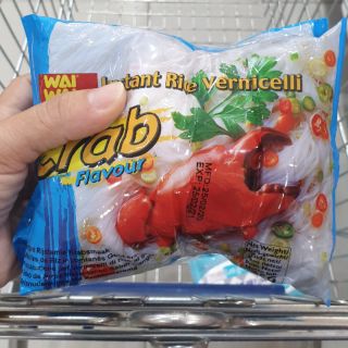 Combo 5 gói Bún gạo khô vị cua ăn liền Wai Wai