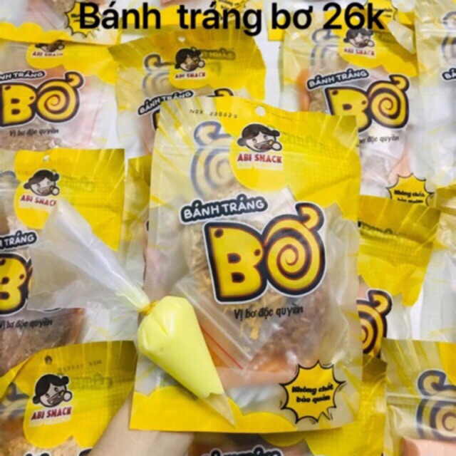 BÁNH TRÁNG BƠ ABI KÈM THEO TÚI SỐT BƠ - MUA 2 BỊCH TẶNG QUÀ | BigBuy360 - bigbuy360.vn