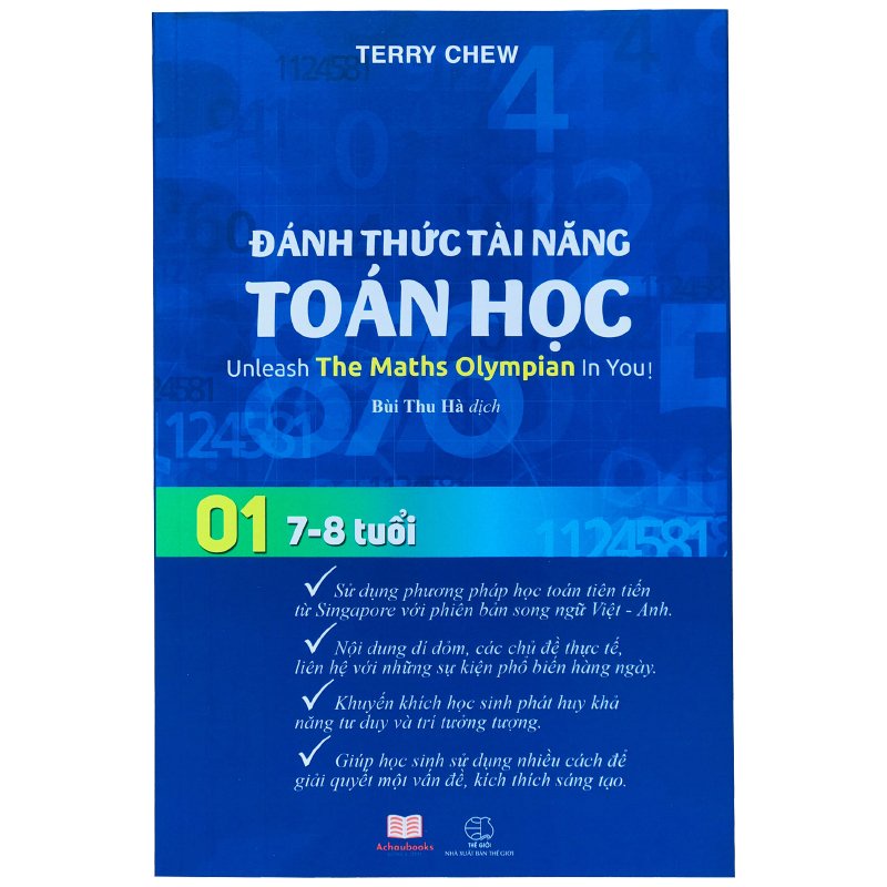 Sách - Combo Đánh Thức Tài năng Toán học (bộ 4 cuốn) - Sách Toán Từ 7-12 Tuổi