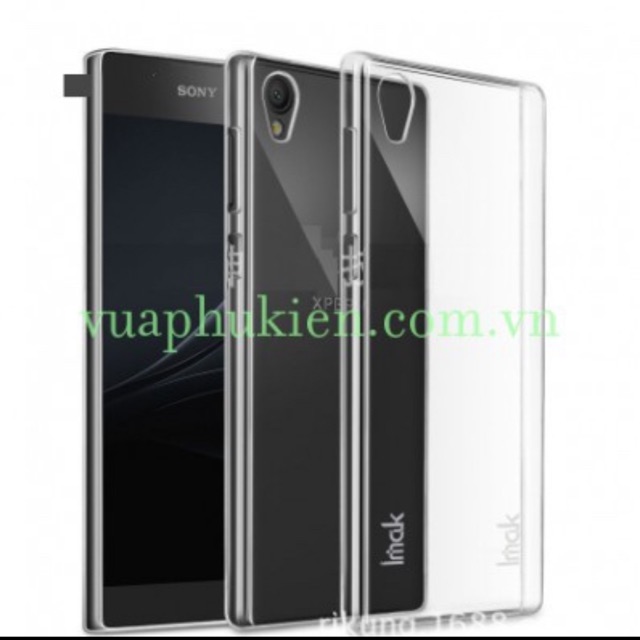 Ốp lưng trong suốt imak phủ nano chống sước cho sony L1