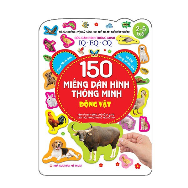 Sách - Combo 150 miếng dán hình thông minh (trọn bộ 4 cuốn)