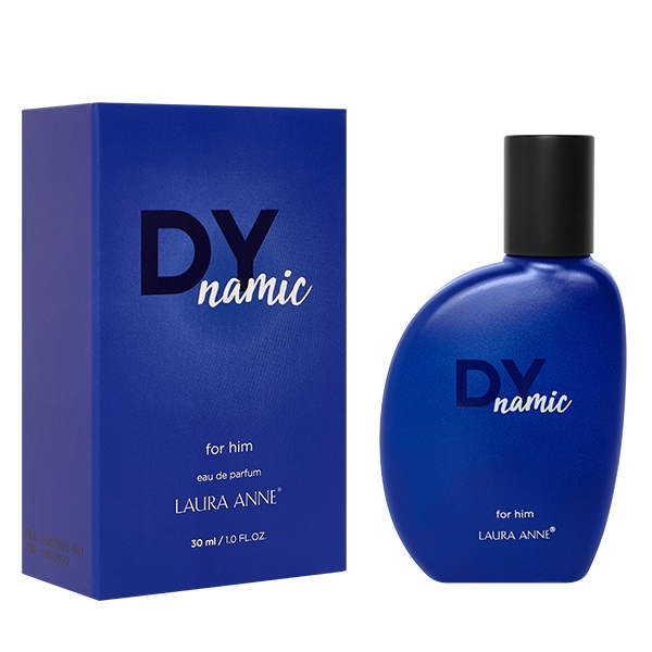 Nước hoa Laura Anne Dynamic  30ml - For Him Dung tích: 30ml Kiểu hương: Ocean tươi mát Độ lưu hương: 6 – 8 tiếng