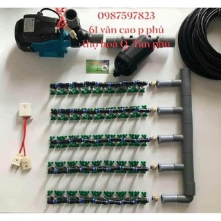 bộ bơm 1/2hp kazuma  phun sương tưới lan dành cho vườn 25m2 đến 60m2 bơm