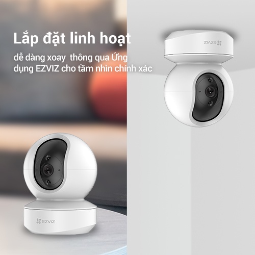 Camera Wifi Ezviz TY1 4.0MP /2.0MP Model 2023, Xoay 360 độ, Đàm thoại 2 chiều, Bảo hành chính hãng 2 năm