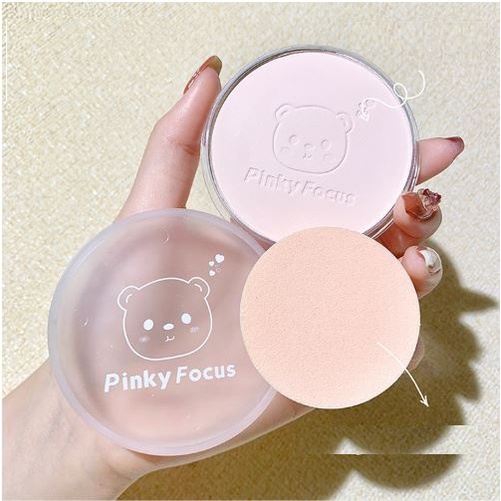 Phấn phủ nén Pink Focus Gấu dành cho da dầu