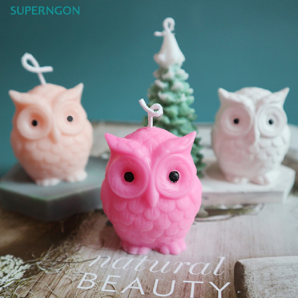Khuôn Silicone Làm Sáp Handmade Hình Chim Cú