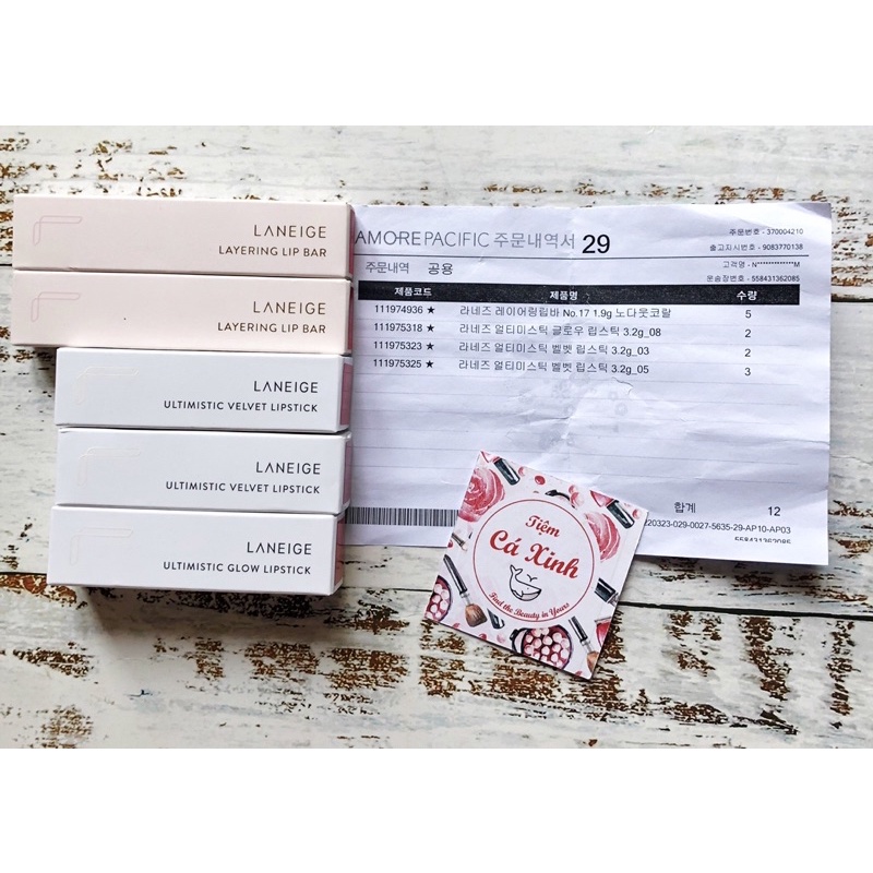 SON LANEIGE LAYERING LIP BAR - Phiên bản mới