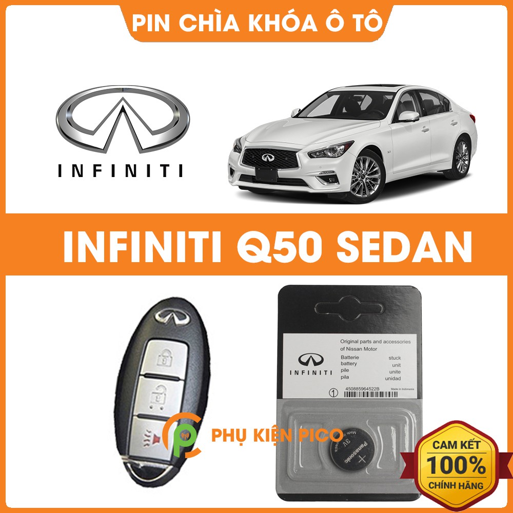 Pin chìa khóa ô tô Infiniti Q50 Sedan chính hãng Infiniti sản xuất tại Indonesia 3V