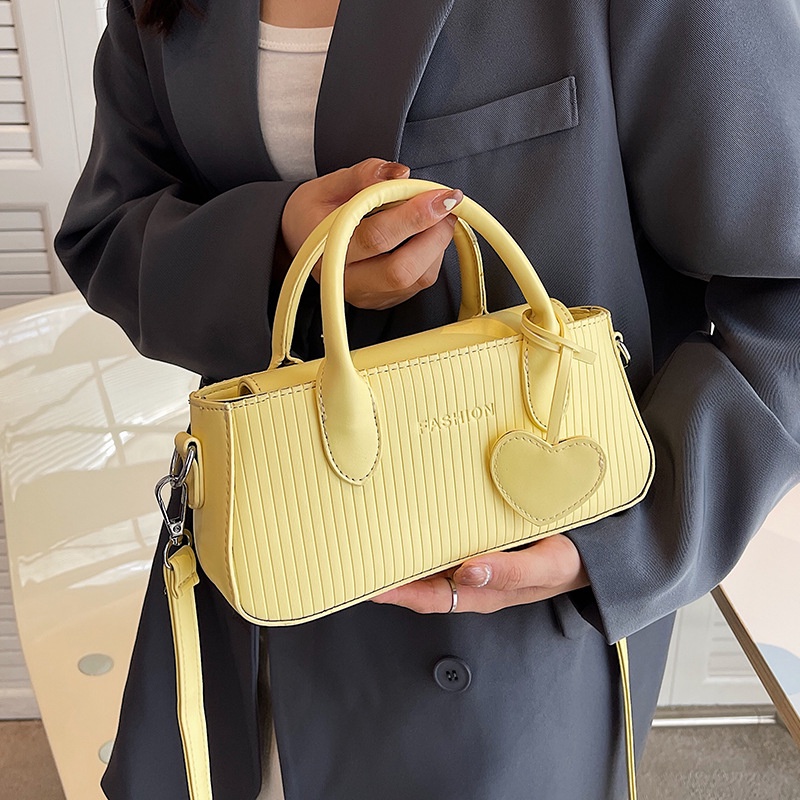 Túi Đeo Chéo Hình Vuông Nhỏ Họa Tiết Kẻ Sọc Dọc Chất Lượng Cao Cho Nữ