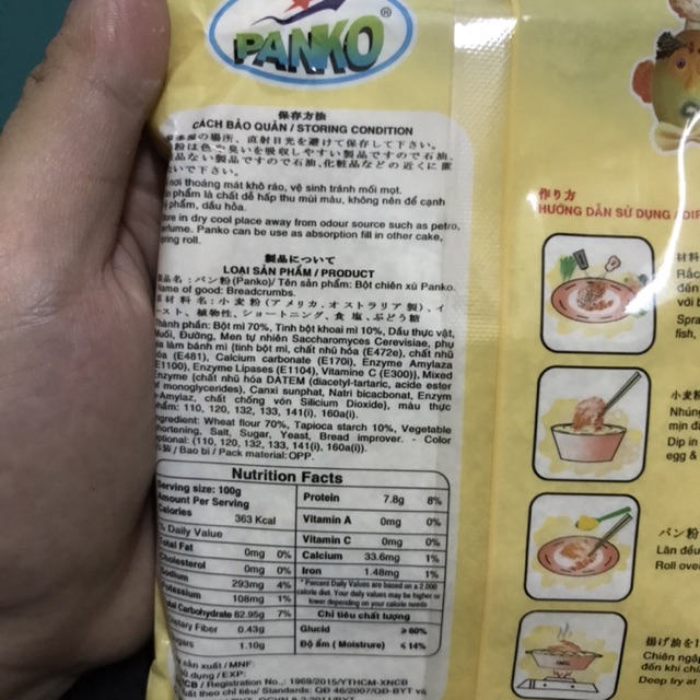 Túi Bột Chiên Xù Panko 100g