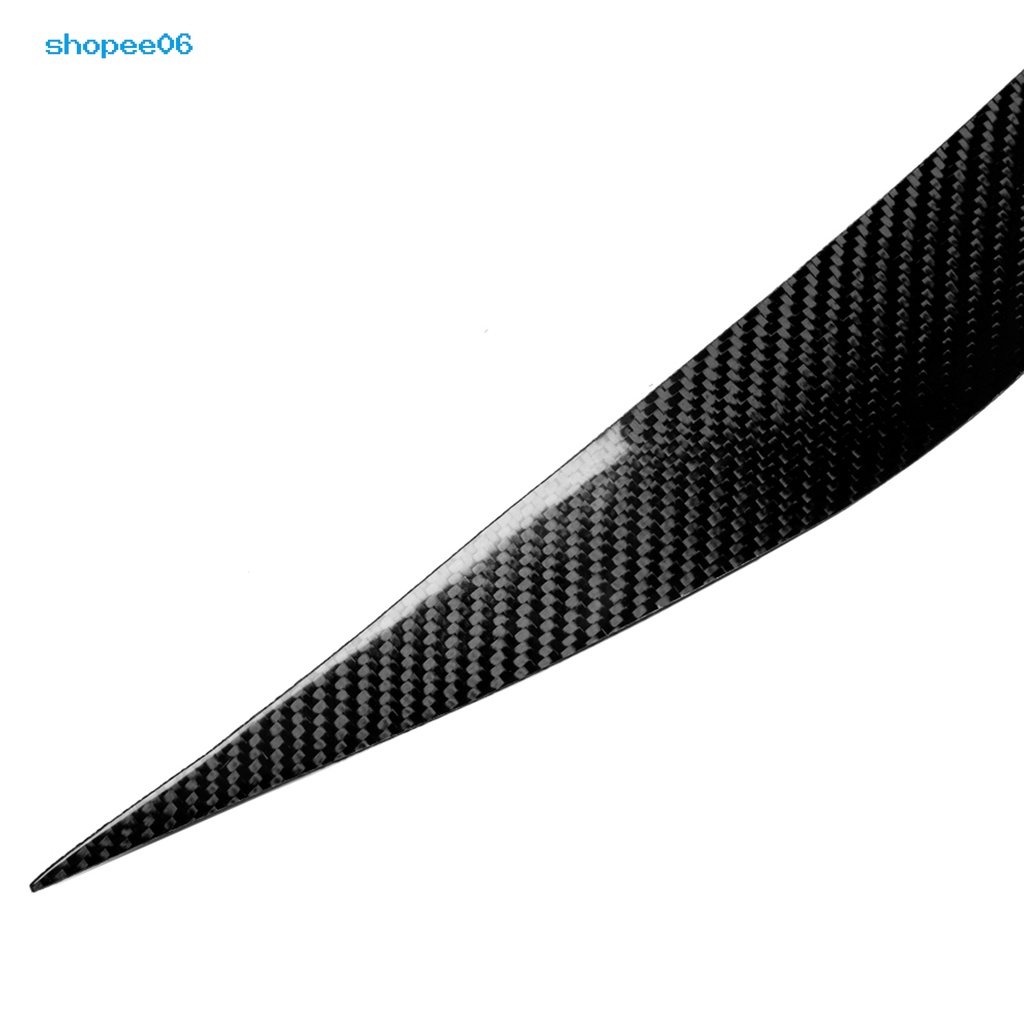 Set 2 Miếng Dán Viền Đèn Pha Bằng Sợi Carbon Cho Xe Hơi BMW E71 X6 2008-2014