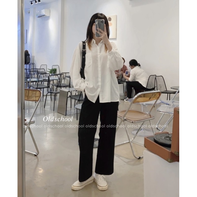 ÁO SƠ MI LỤA HÀN ULZZANG (ảnh thật/sẵn)