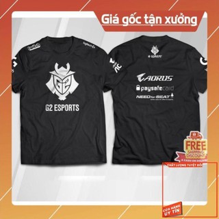 (NEW)MỚI [SIÊU PHẨM] Áo thun team G2 Esports - áo Game được yêu thích, giá rẻ nhất