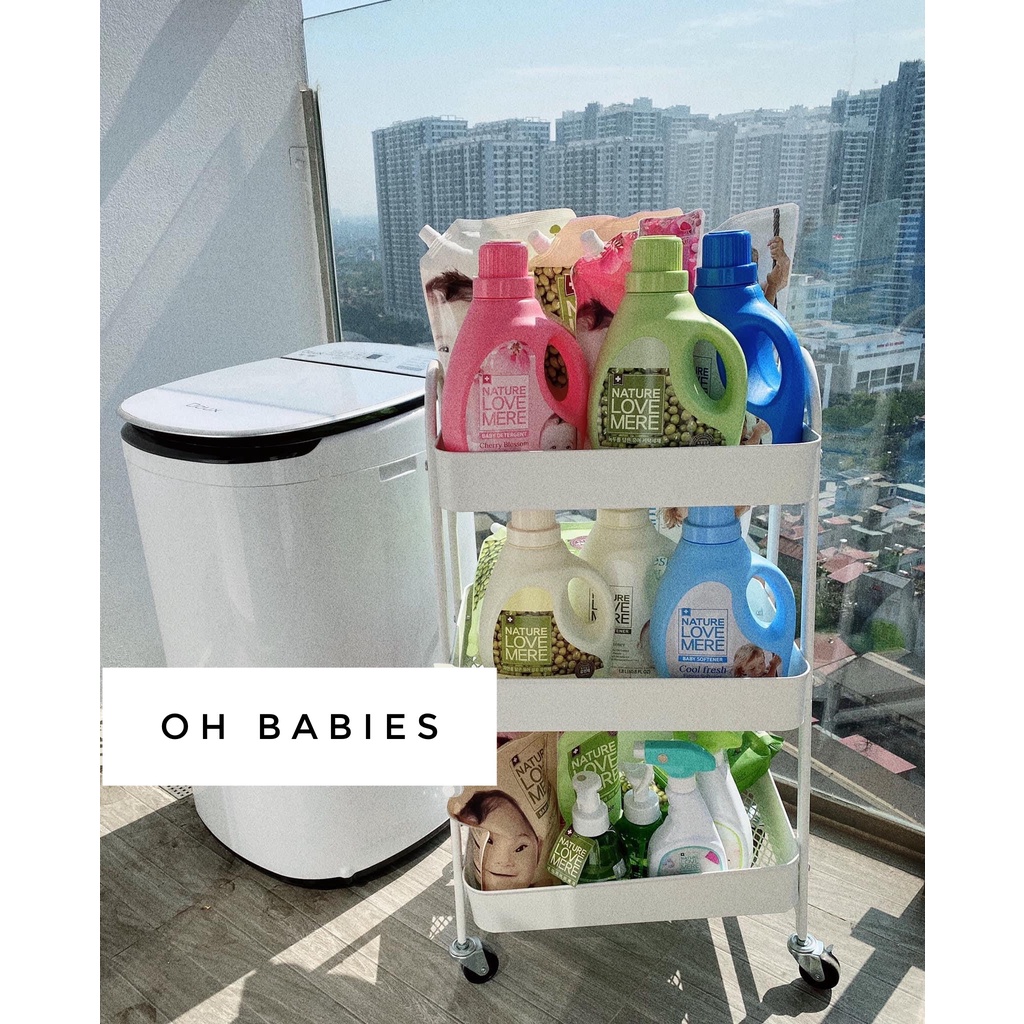 Nước giặt xả hương thảo mộc cho bé Nature Love Mere [OH BABIES]