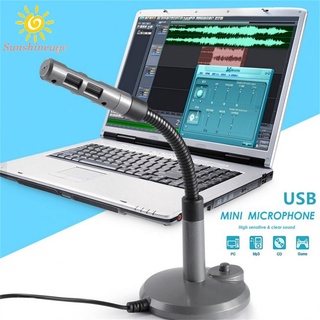 SUNAGE- ~USB Microphone Omnidirectional Replacement USB For PC Desktop Laptop Mic【SUNAGE-HOT Fashion】
